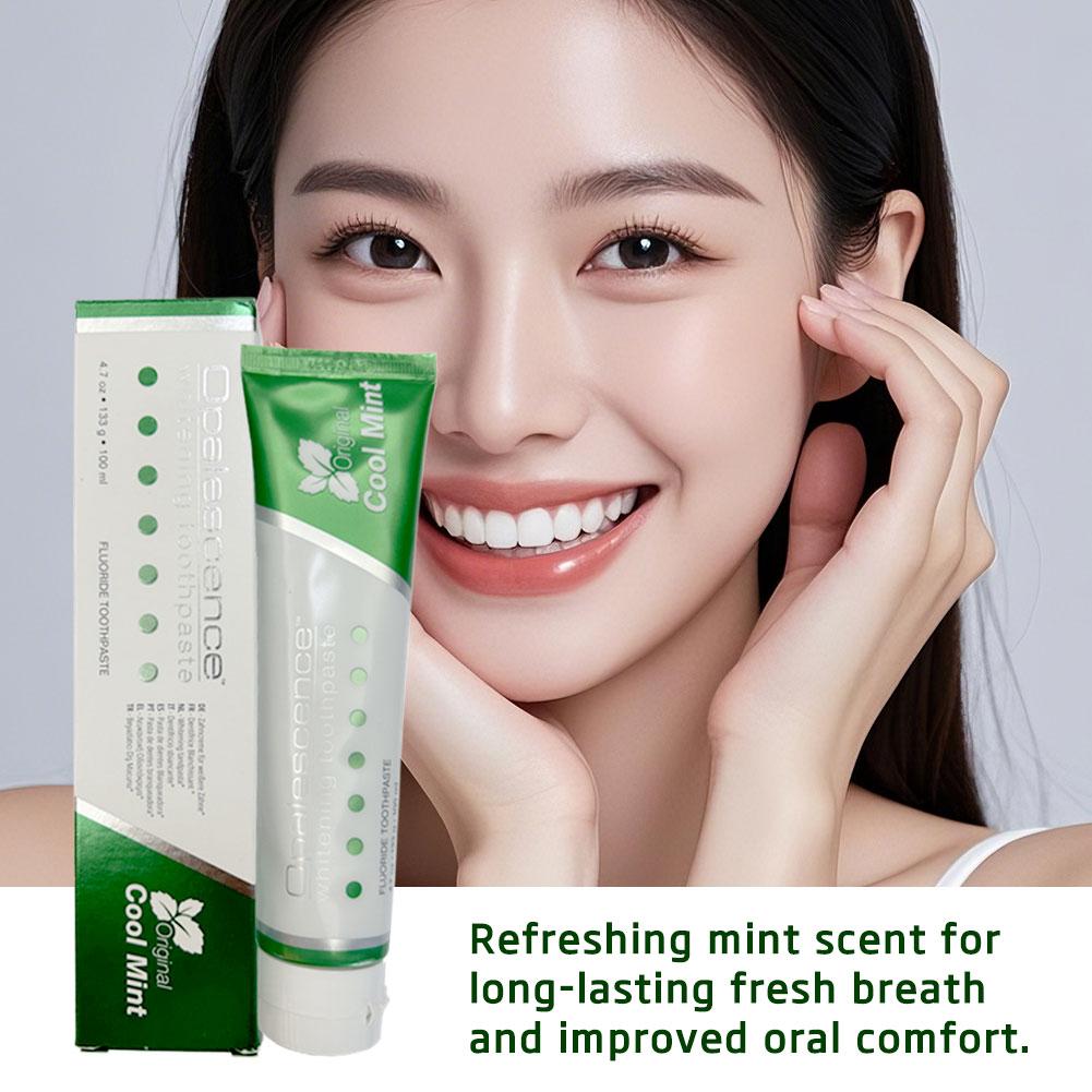 Teeth Whitening Toothpaste - معجون أسنان كوري مبيض يدوم طويلاً،