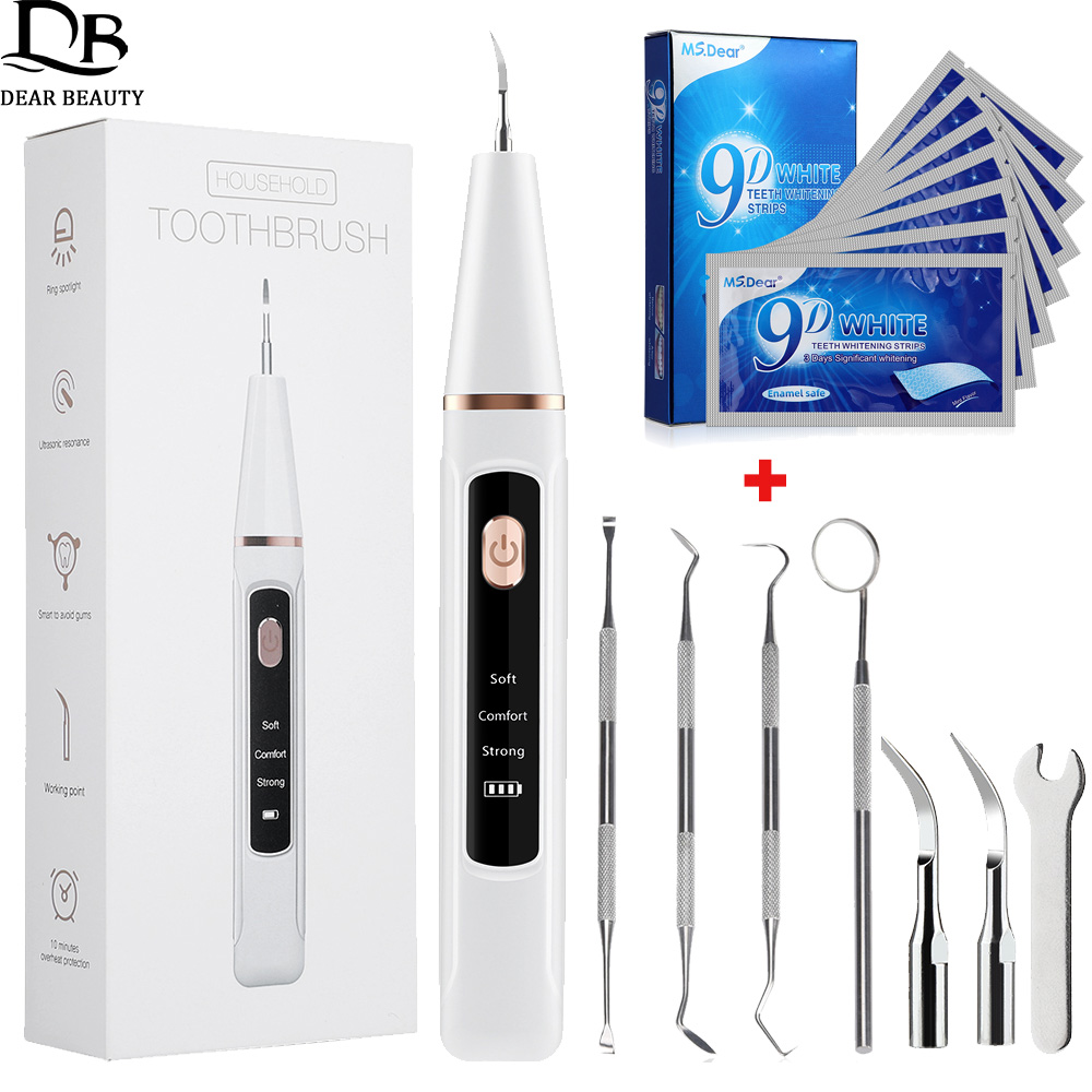 Teeth Whitening Strips - بالموجات فوق الصوتية مزيل حساب التفاضل