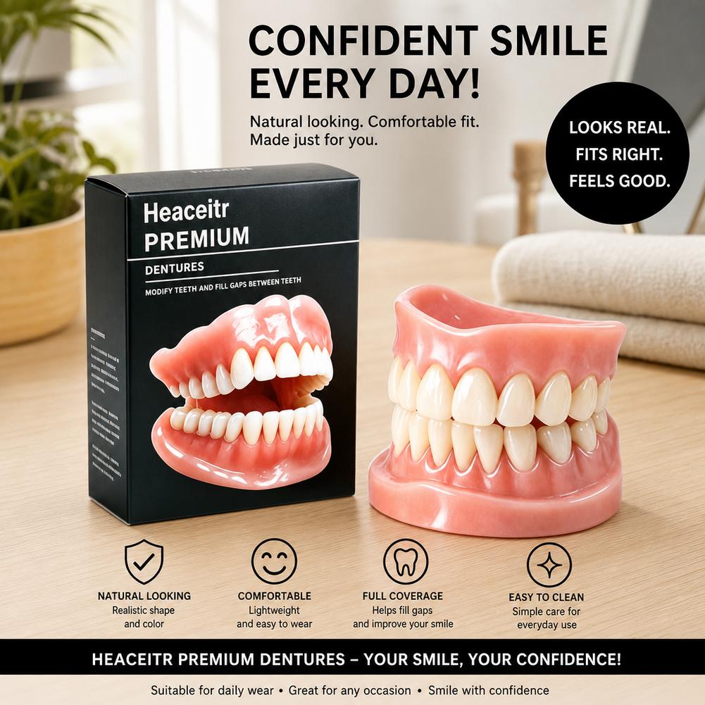 Teeth Whitening Instant - طقم كامل من أطقم الأسنان السيليكونية