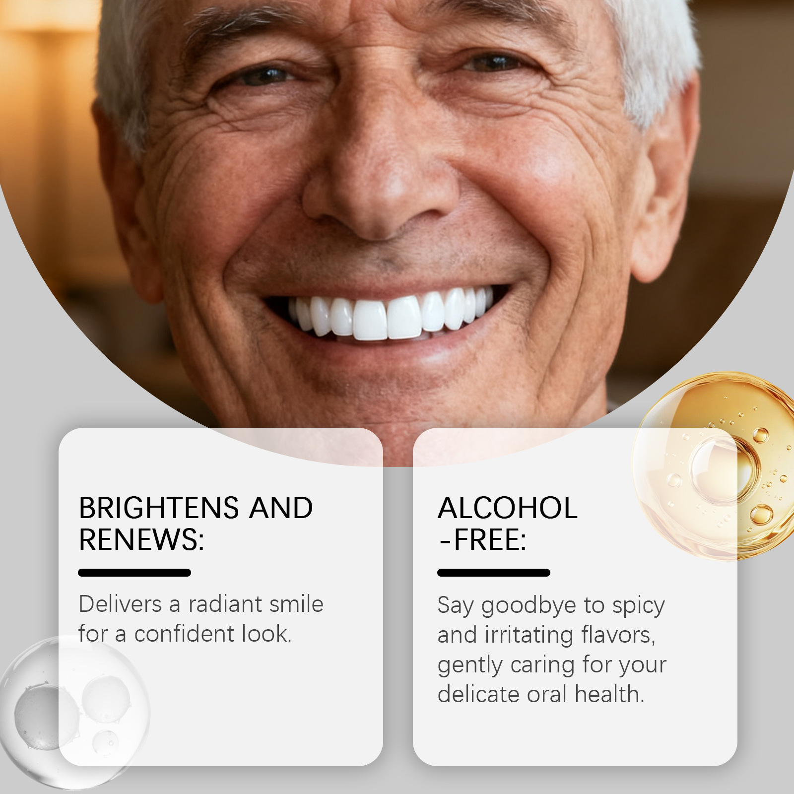 غسول فم لتبييض الأسنان، تنظيف  - مراجعة Teeth Whitening Quick وسعره
