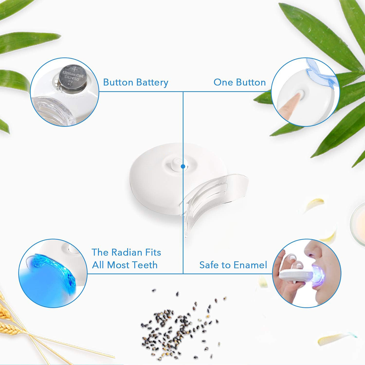 مجموعة تبييض الأسنان - 5X مبيض - مراجعة Teeth Whitening Gel For Trays وسعره