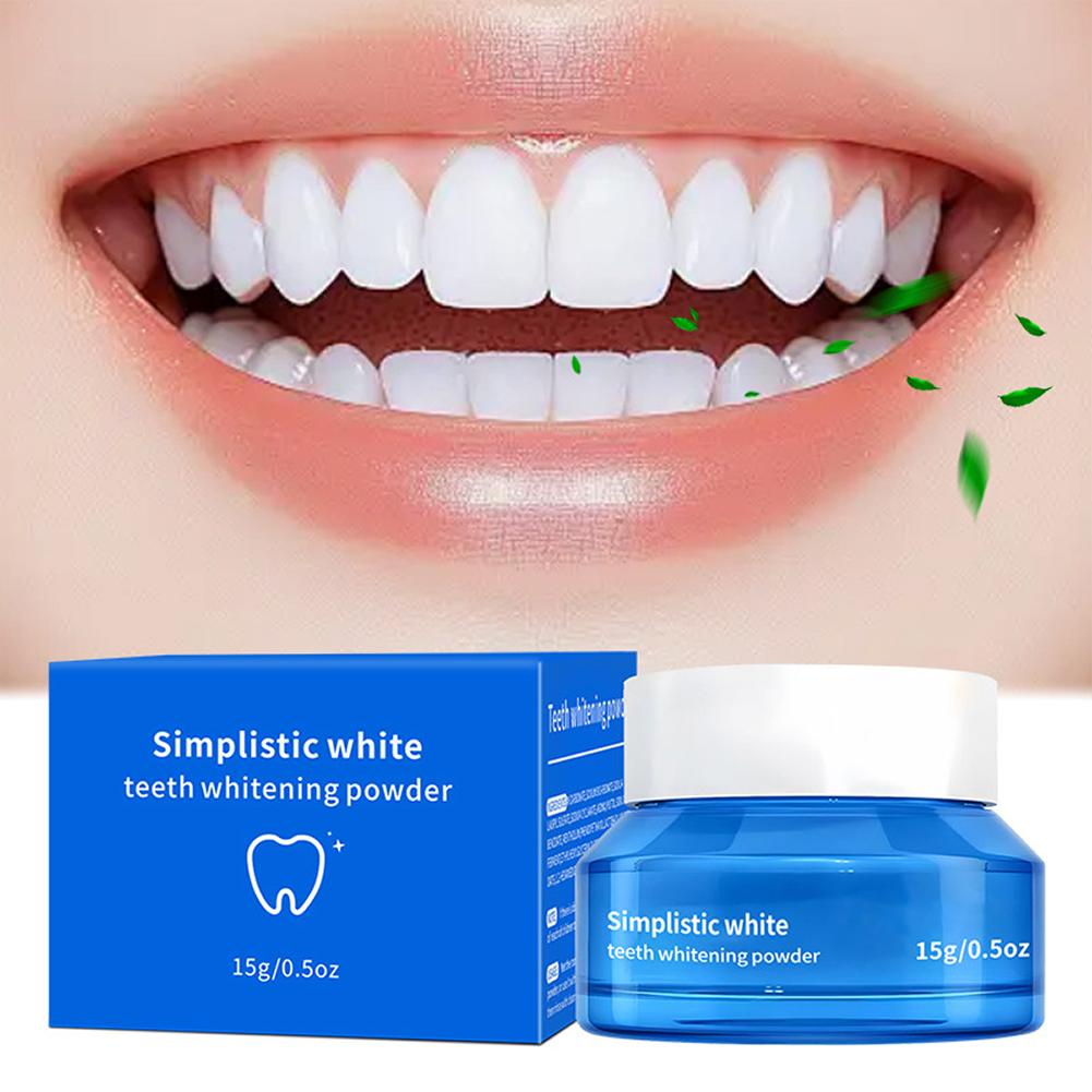 مسحوق تبييض الأسنان الأبيض الب - مراجعة Teeth Whitening Essence وسعره