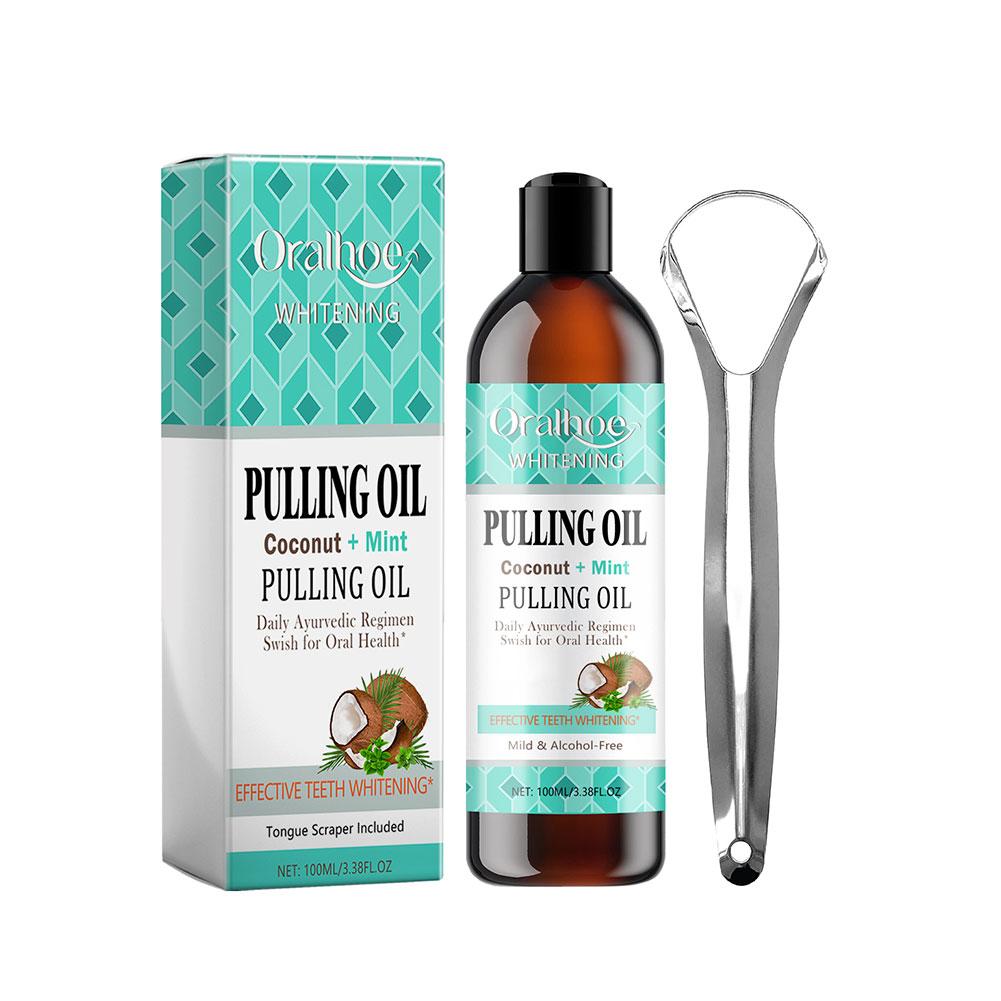 غسول فم بزيت جوز الهند والنعنا - مراجعة Teeth Whitening Oil Pulling وسعره