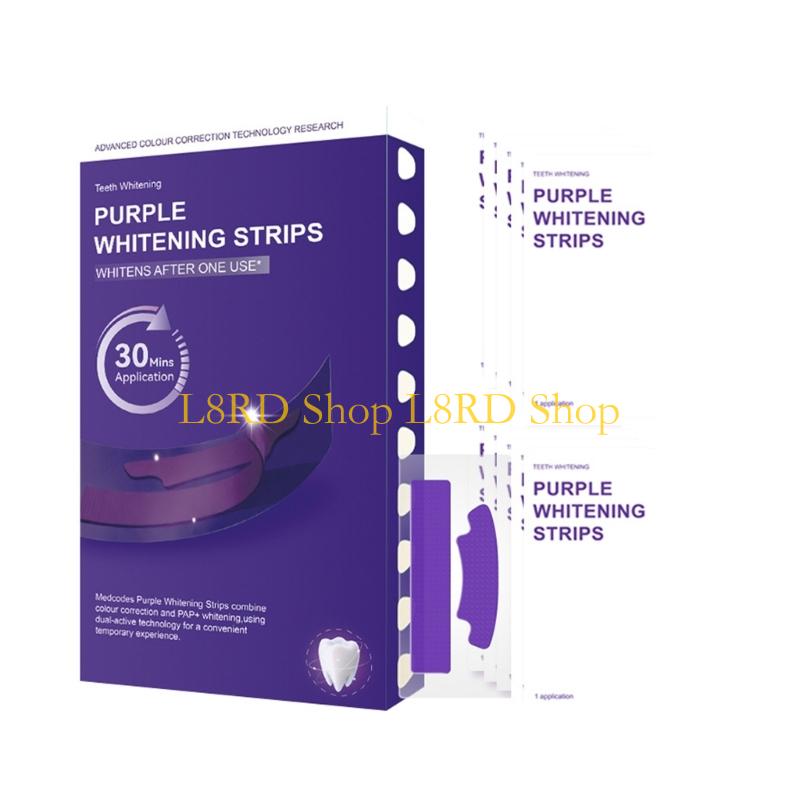 L8RD 7/14 زوجًا من شرائط تبييض - مراجعة Teeth Whitening Quick وسعره