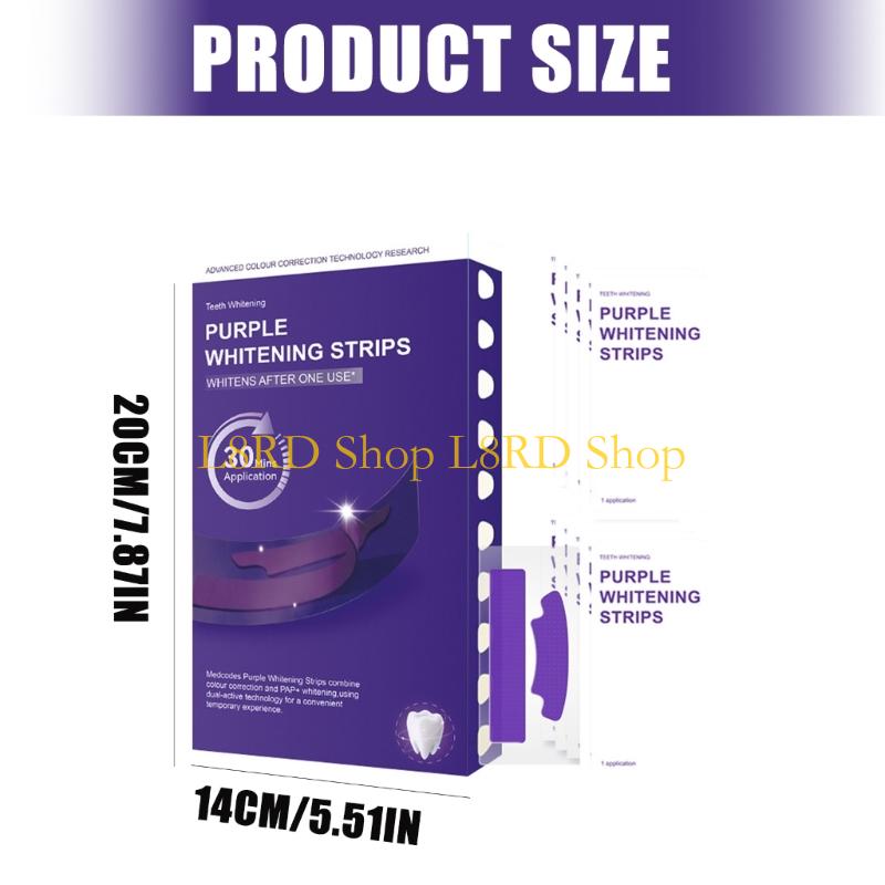 L8RD 7/14 زوجًا من شرائط تبييض - مراجعة Teeth Whitening Quick وسعره