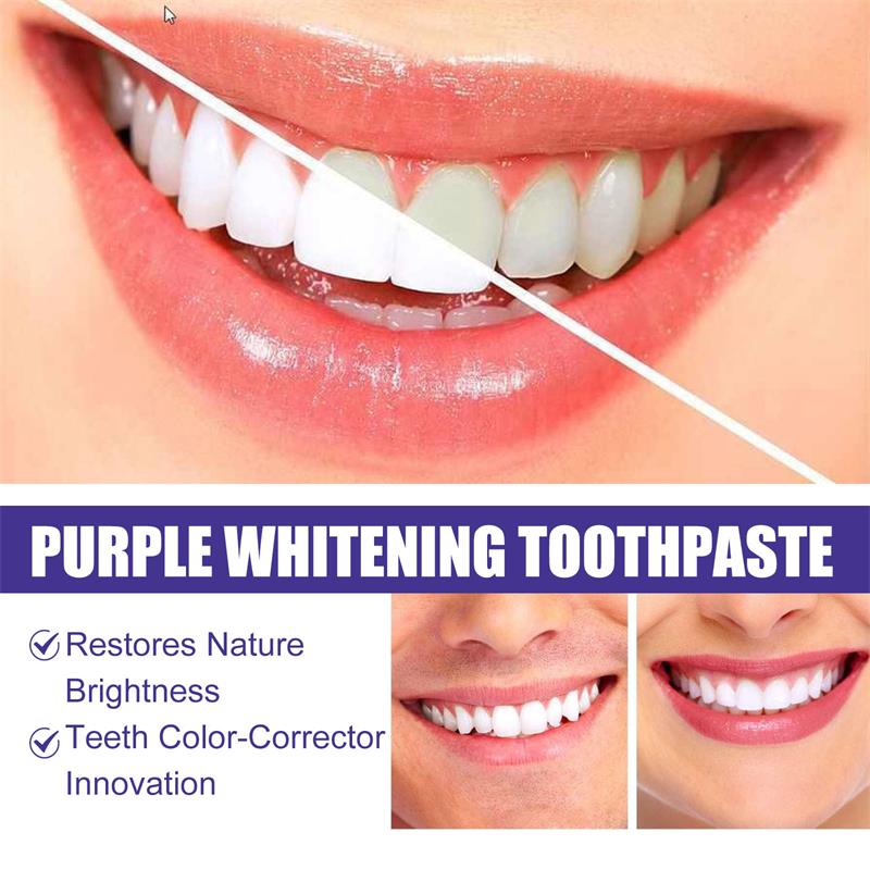 معجون أسنان 9D بنفسجي لتبييض ا - مراجعة Teeth Whitening Toothpaste وسعره