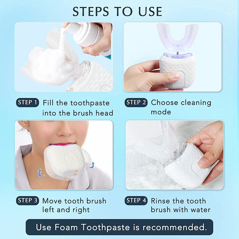 جهاز تبييض الأسنان على شكل حرف - مراجعة Teeth Whitening Quick وسعره