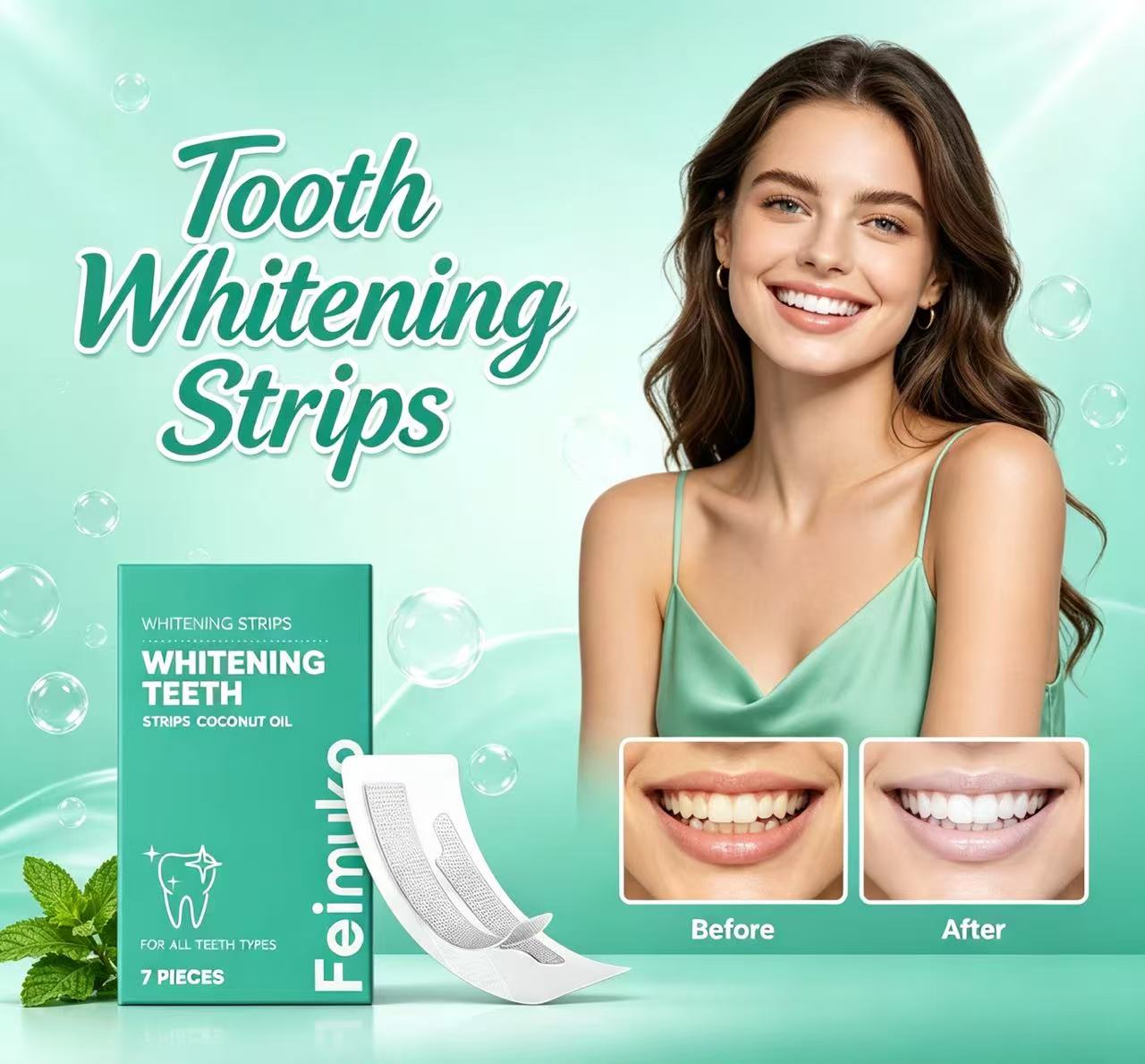 شرائط تبييض الأسنان بزيت جوز ا - مراجعة Teeth Whitening Oil Pulling وسعره