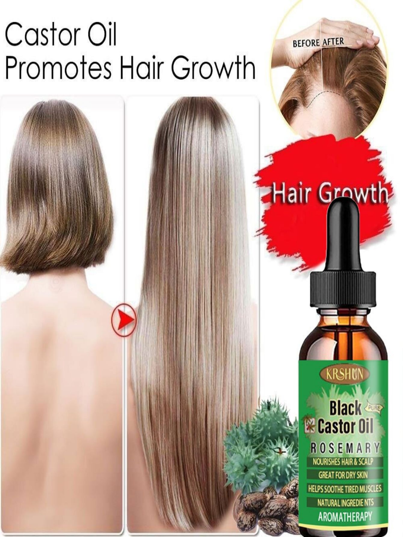 زيت الخروع الأسود يغذي نمو الش - مراجعة Coconut Oil Pull وسعره