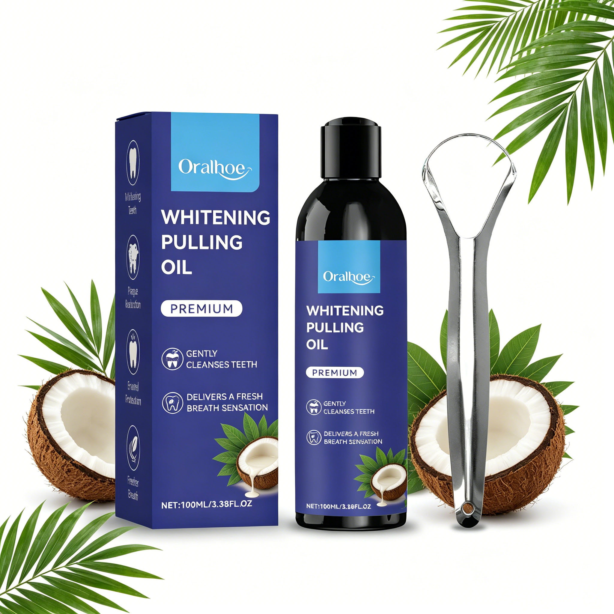 غسول فم بزيت جوز الهند والنعنا - مراجعة Coconut Oil Pull وسعره