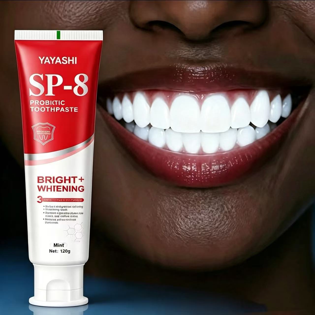 معجون أسنان ياياشي SP-8 بروبيو - مراجعة Teeth Whitening Toothpaste وسعره